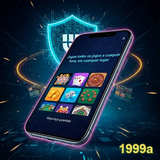 Jogador usando celular em cassino ao vivo seguro